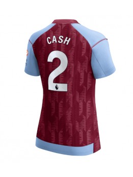 Aston Villa Matty Cash #2 Heimtrikot für Frauen 2023-24 Kurzarm